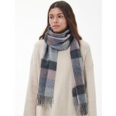 Barbour Birch Check Scarf Pearl Grey