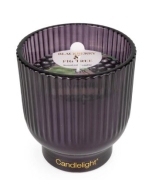 Candlelight Glass Footed Candle - Blackberry + Fig Tree 