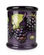 Candlelight Glass Lidded Jar - Blackberry + Fig