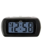 Acctim 12343 Auric Alarm Clock with Blue Backlight - Black