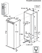 AEG NSK6D181EC Integrated Larder Fridge with Fixed Hinge