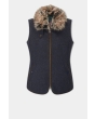 Alan Paine Surrey Tweed Gilet - Blue 