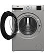 Beko BMN3WT3841S 8kg 1400 Spin RecycledTub Washing Machine - Silver