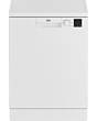 Beko DVN05C20W Full Size Dishwasher - White - 13 Place Settings