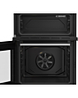 Beko EDC6731W 60cm Double Oven Electric Cooker with Vitroceramic Hob - White