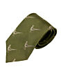 Bisley Pheasant Silk Tie - Green