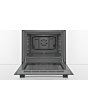 Bosch HHF113BR0B 59.4cm Serie 2 Built In Electric Single Oven with 3D Hot Air - Stainless Steel