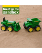John Deere Mini Sandbox Tractor + Dump Truck Set