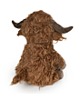 Candlelight Highland Cow Doorstop 27cm