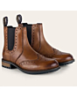 Catesby Sandringham Brogue Chelsea Boot Tan 