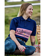 Gibsons Emma Polo Shirt Navy/Pink 