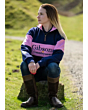 Gibsons Emma 1/4 Zip Sweatshirt Navy/Pink 