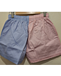 Gibsons Childrens Harlequin Shorts Baby Pink/Blue