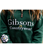 Gibson Kirby 1/4 Zip Sweatshirt Green 