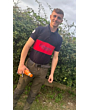 Gibsons Otley Polo Shirt Navy/Red 