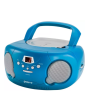 Groove GV7332 Portable CD Radio Boombox with AM/FM Radio - Blue
