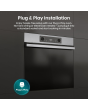 Hisense BI622AXPGUK Built In Electric Oven 59.5cm Black Steel