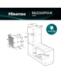 Hisense BI622AXPGUK Built In Electric Oven 59.5cm Black Steel
