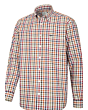Hoggs of Fife Douglas Twill Shirt Rust/Olive 