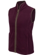 Hoggs Stenton Technical Fleece Gilet Merlot 