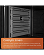 Hotpoint HDG6GDCB1 60cm Double Oven Gas Cooker with Gas Hob - Black