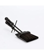 Black Brush & Shovel Set with Round Handles - Black