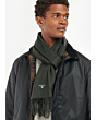 Barbour Plain Lambswool Scarf - Forest Green