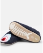 Joules Kids Applique Shark Felt Mule Slippers Navy