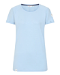 Lazy Jacks Roll Sleeve Top Sky