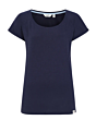 Lazy Jacks Roll Sleeve Top Twilight