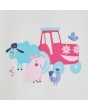 Lighthouse Causeway Swing T-Shirt - Pink Tractor Friends