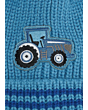 Lighthouse Bobbie Hat Blue Tractor 