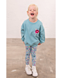 Lighthouse Flora Sweatshirt Pastel Teal 
