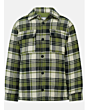 Lighthouse Hugo Overshirt Soft Lime Cream Check 