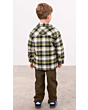 Lighthouse Hugo Overshirt Soft Lime Cream Check 