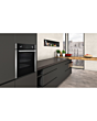 Neff B1ACE4HN0B 59.4cm Built In Electric CircoTherm Single Oven - BLACK/STEEL