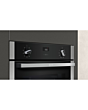 Neff B1ACE4HN0B 59.4cm Built In Electric CircoTherm Single Oven - BLACK/STEEL