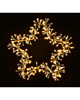 60cm Gold Star Cluster with 240 Warm White LEDs and Timer