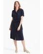 Schoffel Daisy Linen Dress - Navy 