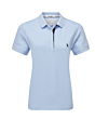 Ladies St Ives Polo Shirt Pale Blue 