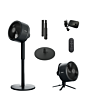 Shark FA220UK FlexBreeze High-Velocity Hybrid Cordless & Corded Fan - Black