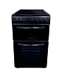 Statesman EDC50B 50cm Atlas Electric Double Oven with Ceramic Hob - Black