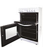 Statesman EDC50W 50cm Atlas Electric Double Oven with Ceramic Hob - White 