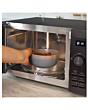 Statesman SKMS0820DSB 20L 800W Digital Solo Microwave with Stainless Steel Interior - Black