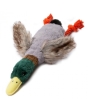 17inch Duck Multi Fur/ Rope Squeaker Toy 