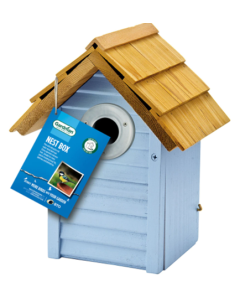 Gardman Beach Hut Nest Box - Blue