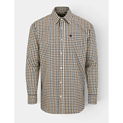 Alan Paine Ilkley Shirt Blue/Brown 