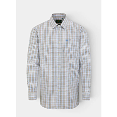 Alan Paine Ilkley Shirt Green/Brown 