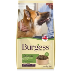 BURGESS Sensitive Lamb dog food 12.5kg Bag 