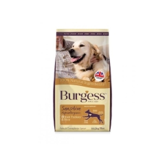 BURGESS Adult sensitive turkey dog food 12.5kg 
